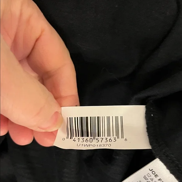 NWT JOE FRESH Black Short Sleeve T-Shirt Dress with Belt size 2X - Picture 9 of 10